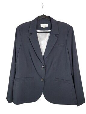 Calvin Klein navy blue 2 button blazer NWT Size 18W
